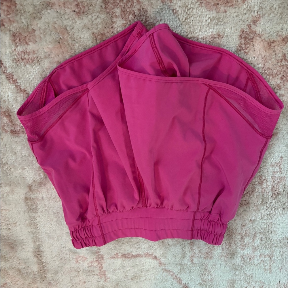 Lululemon Athletica Pink Crop Top